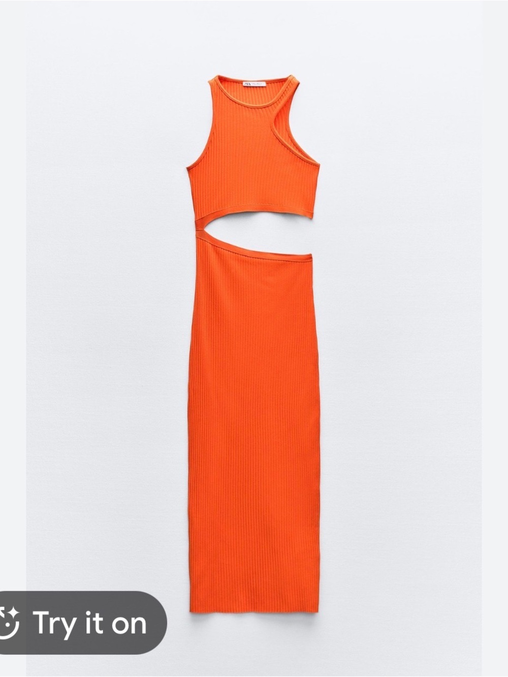 Zara Ribbed Midi Dress - Picture 3 of 7